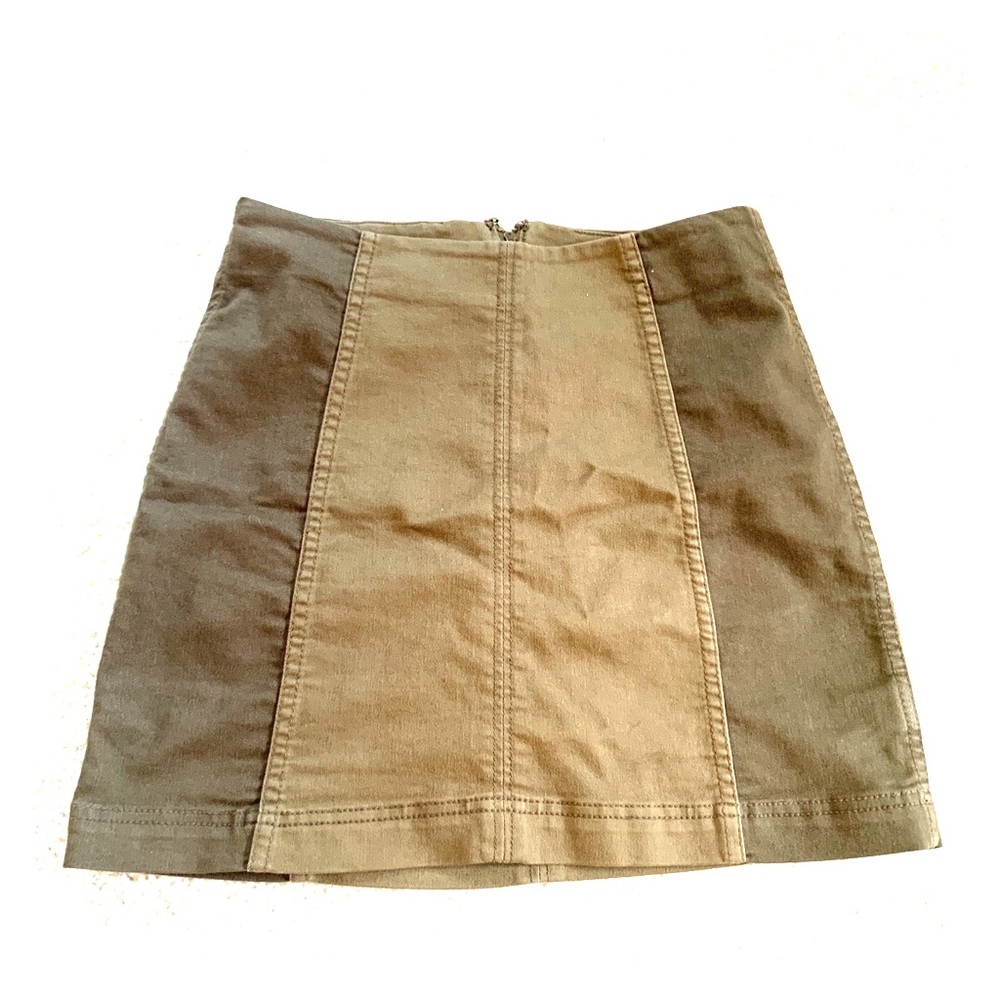 Free people green skirt